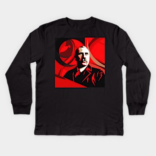 Ernest Rutherford Kids Long Sleeve T-Shirt